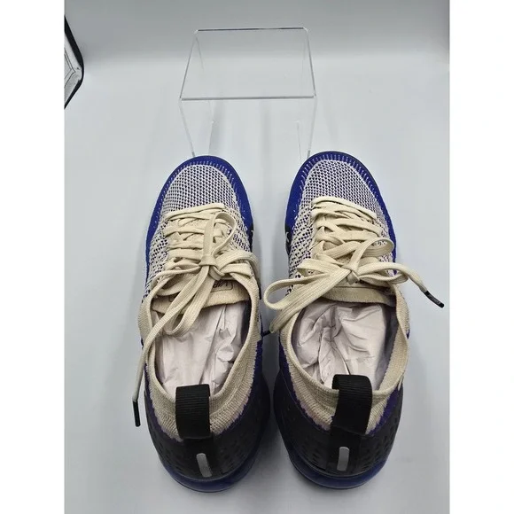 Nike Air Vapormax Flyknit 2 Light Cream Racer Blue 942842-204 Men's US 9 - Picture 6 of 13